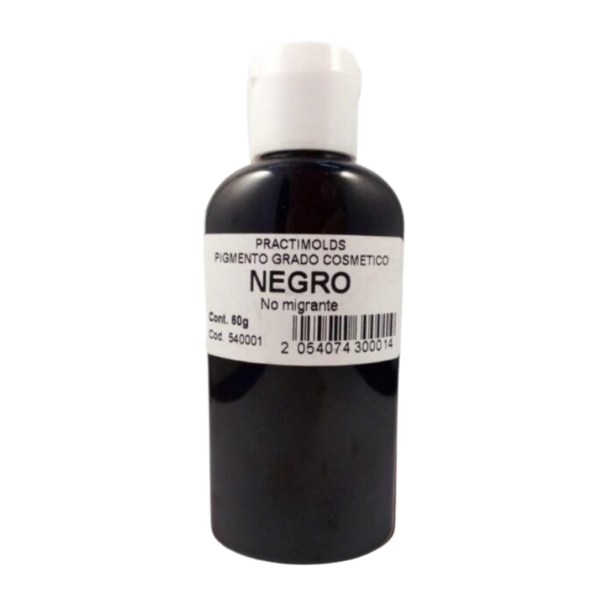 Pigmento Grado Cosmético Negro 60ml-practimolds