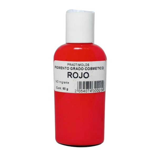 Pigmento Grado Cosmético Rojo 60 ml-practimolds