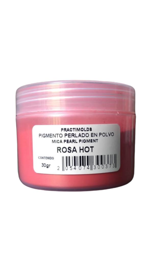 Pigmento Perlado en Polvo Rosa Hot 30Gr-practimolds