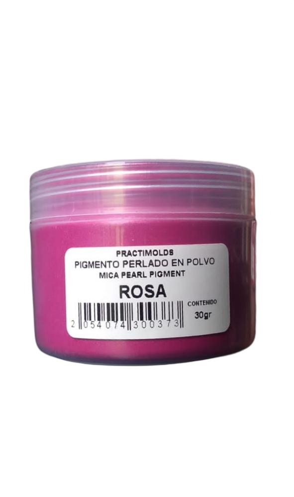 Pigmento Perlado en Polvo Rosa 30Gr-practimolds