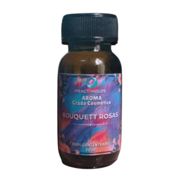 Aroma Bouquett Rosas 100% Concentrado 30ml-practimolds
