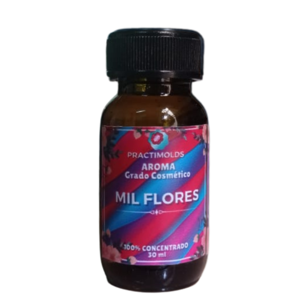 Aroma Mil Flores 100% Concentrado 30ml-practimolds