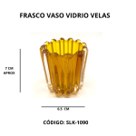 Frasco Vidrio Vela SLK-1090