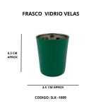 Frasco Vidrio Vela 6Pzas. SLK-1089