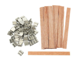 Mechas de Madera c/Base 150mm (25 UND)