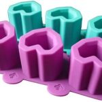 Molde de Silicona Maceta Corazón 3 Cav. SLK-1008