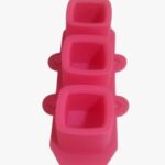 Molde de Silicona Maceta Cuadrado 3 Cav. SLK-1012