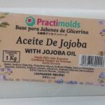 Base Glicerina Practimolds Aceite de Jojoba 1 kg 0%Libre de Alcohol.