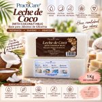 Glicerina Practimolds Leche de Coco 1Kg 0%Libre de Alcohol