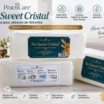 Base de Glicerina Practimolds No Sweat Cristal 1 kg 0% Libre de Alcohol