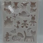 Molde Silicona Decorativo Mini Animales SLK-1389-32