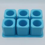 Molde Silicona Maceta 6 Cav. SLK-1009