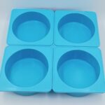 Molde Silicona Redondo 4 Cav.  SLK- 1304