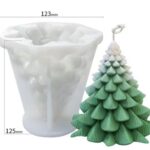 Molde Silicona 3D Árbol Navidad PC6982