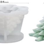 Molde Silicona 3D Árbol Navidad PC6981