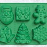 Molde Silicona Navidad PC1521   Med: 30*22*4.5