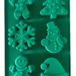 Molde Silicona Navidad PC1435 Med: 25.5*16.5*2.5 .