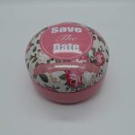 Latas Metal Redonda Rosas SLK-1095 12unds