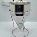 Embudo Dispensador Con Base De Acero Inoxidable Para Velas