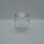 Frasco Vidrio P/Vela C/Diseño 200 Grms. Alto 6.5ctms. Diámetro 6ctms. Aprox. (Solo Ret en Tda. o Delivery Lima)